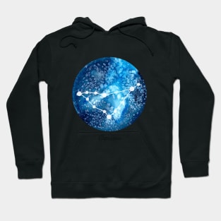 Capricorn Constellation | Star Sign | Watercolor Hoodie